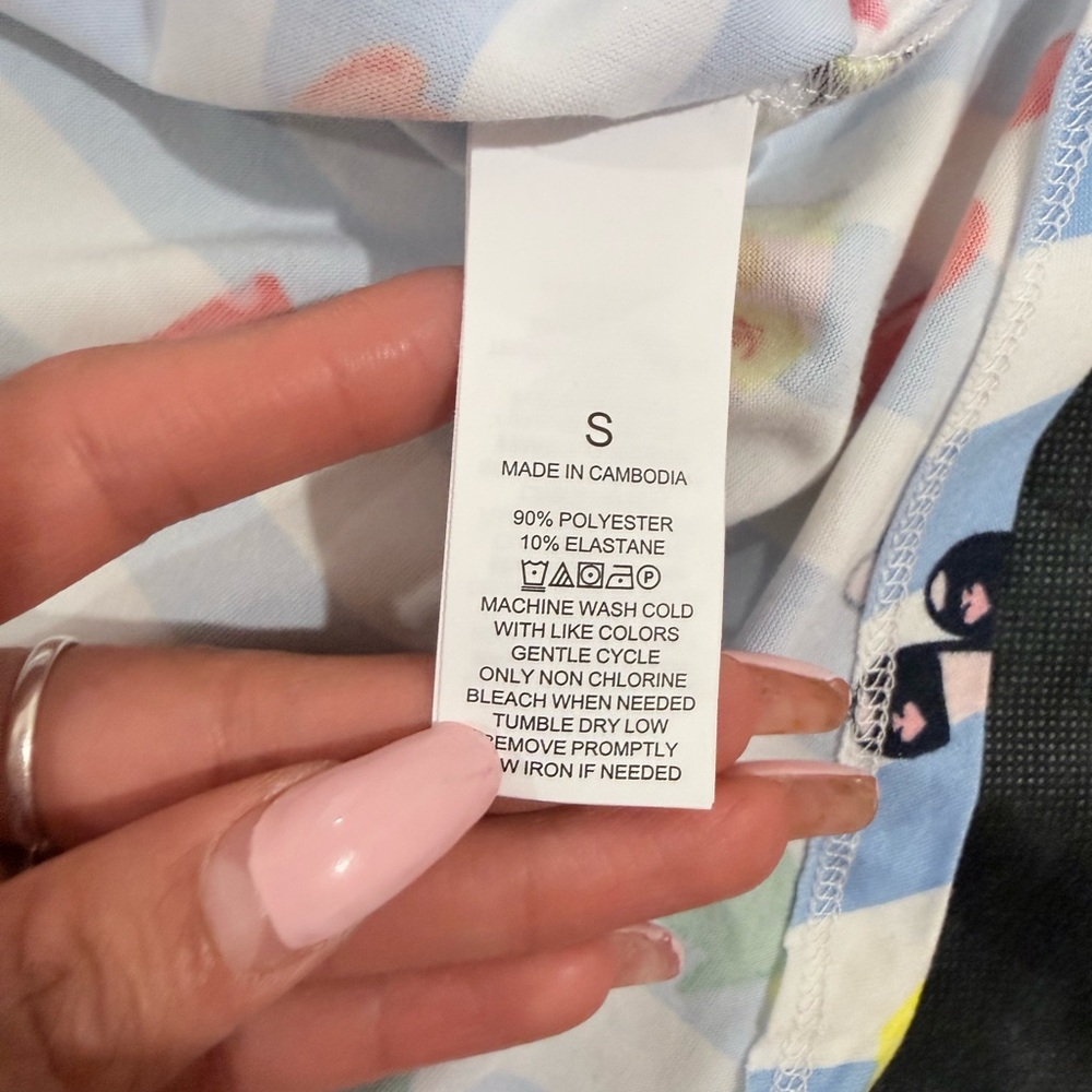🔥Kate Spade Blue Striped Sleepwear Top Size S EC🔥 - Picture 6 of 6